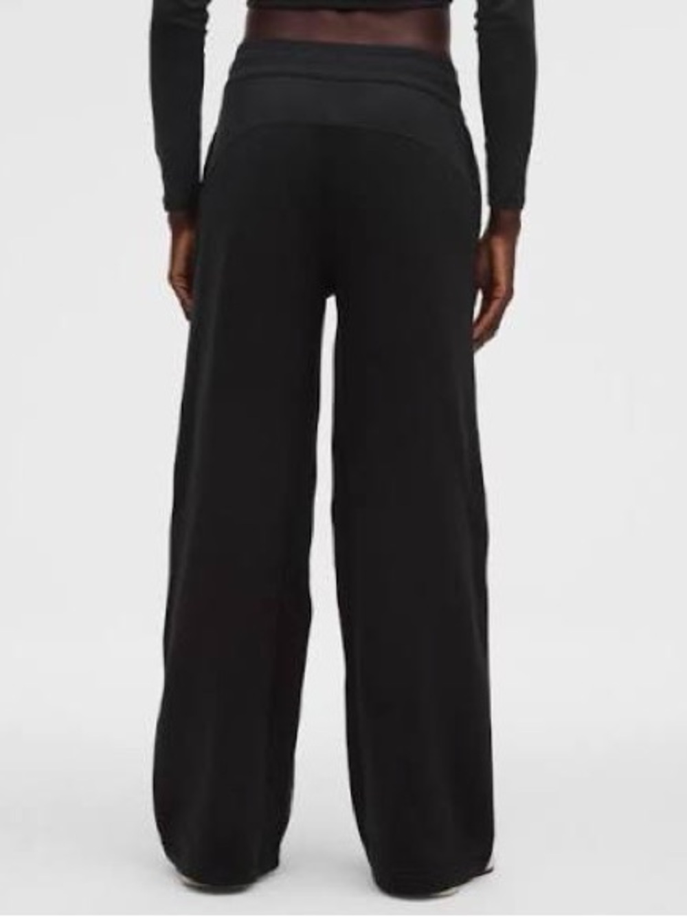 lululemon athletica Black Wide-Leg Lounge Pants